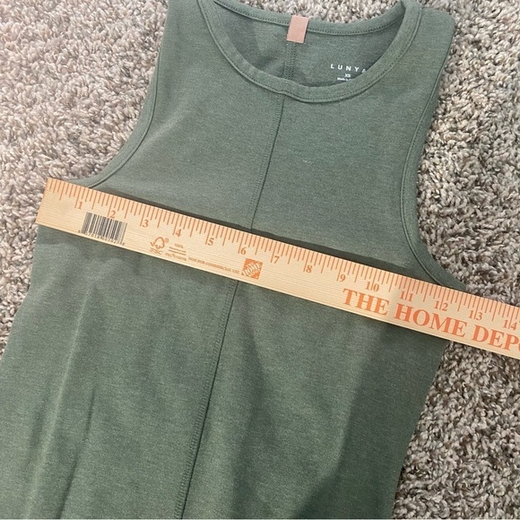 Lunya Restore Fitted Dress Green Size XS - Picture 7 of 8